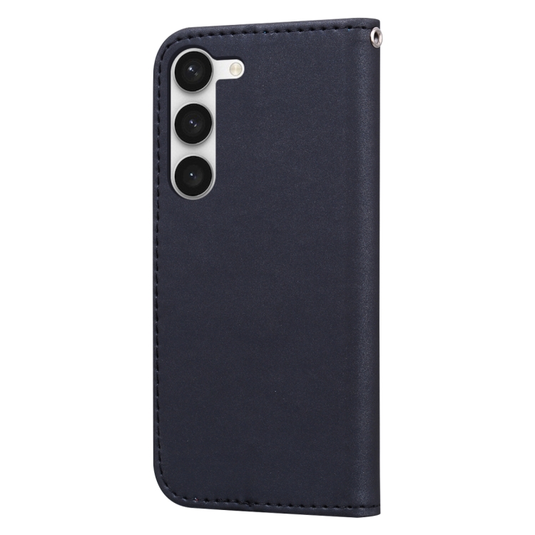 For Samsung Galaxy S21 5G Cartoon Buckle Horizontal Flip Leather Phone Case(Black) For Samsung Galaxy S21 5G Cartoon Buckle Horizontal Flip Leather Phone Case(Black)