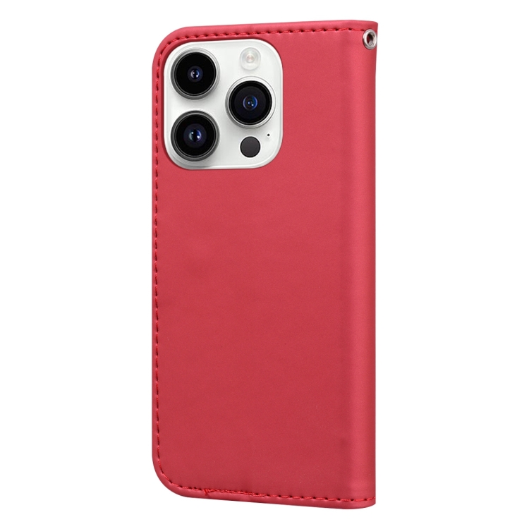 For iPhone 12 / 12 Pro Cartoon Buckle Horizontal Flip Leather Phone Case(Red) For iPhone 12 / 12 Pro Cartoon Buckle Horizontal Flip Leather Phone Case(Red)