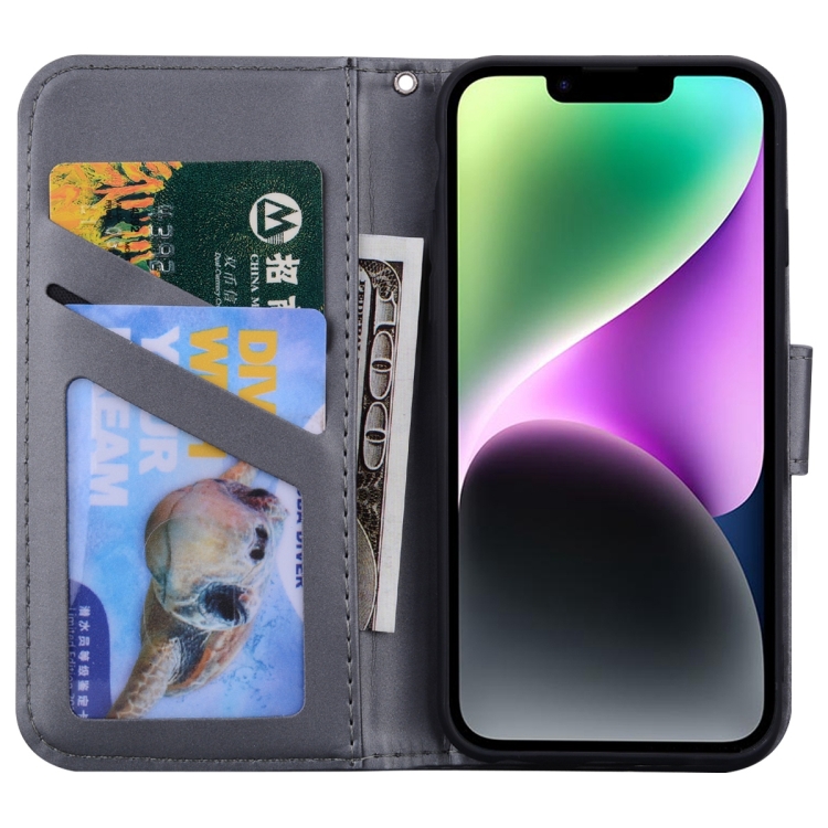 For iPhone 11 Pro Max Cartoon Buckle Horizontal Flip Leather Phone Case(Grey) For iPhone 11 Pro Max Cartoon Buckle Horizontal Flip Leather Phone Case(Grey)
