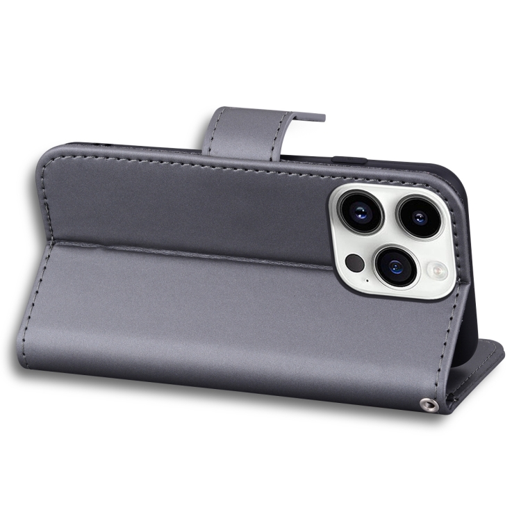 For iPhone 11 Pro Max Cartoon Buckle Horizontal Flip Leather Phone Case(Grey) For iPhone 11 Pro Max Cartoon Buckle Horizontal Flip Leather Phone Case(Grey)