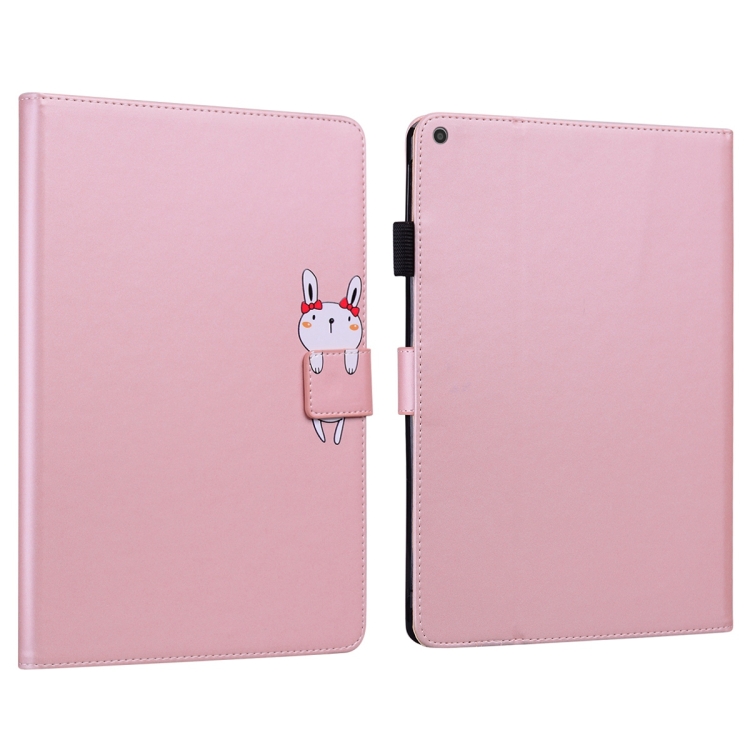 For iPad Air / Air 2 / 9.7 2017 / 2018 Cartoon Buckle Leather Smart Tablet Case(Rose Gold) For iPad Air / Air 2 / 9.7 2017 / 2018 Cartoon Buckle Leather Smart Tablet Case(Rose Gold)