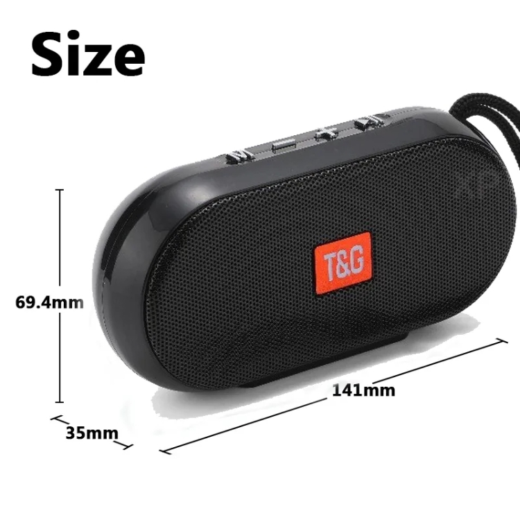 T&G TG179 Outdoor Multifunctional Wireless Bluetooth Speaker Support USB / TF / FM(Dark Blue)