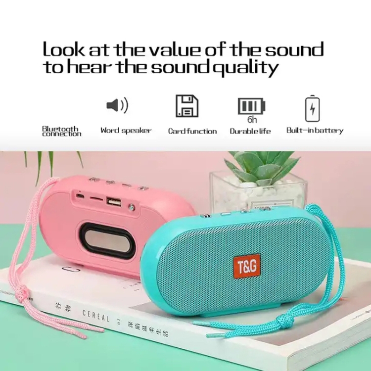 T&G TG179 Outdoor Multifunctional Wireless Bluetooth Speaker Support USB / TF / FM(Dark Blue)