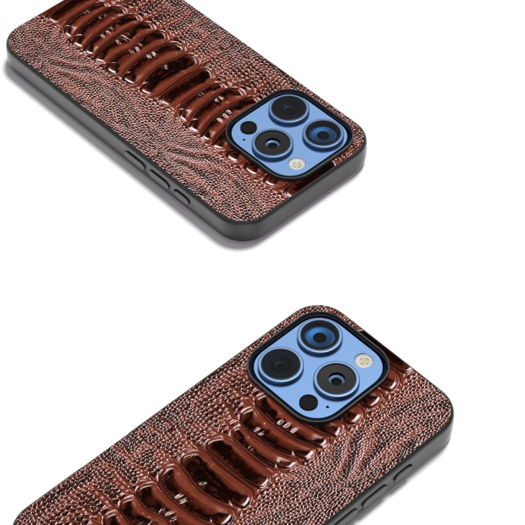 For iPhone 16 Pro ABEEL Genuine Leather Weilai Series Phone Case(Coffee) For iPhone 16 Pro ABEEL Genuine Leather Weilai Series Phone Case(Coffee)