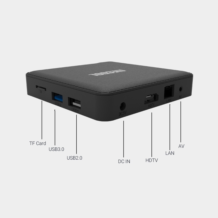 D9 PRO 2.4G/5G WIFI 4K HD Android TV Box, Speicher: 8GB