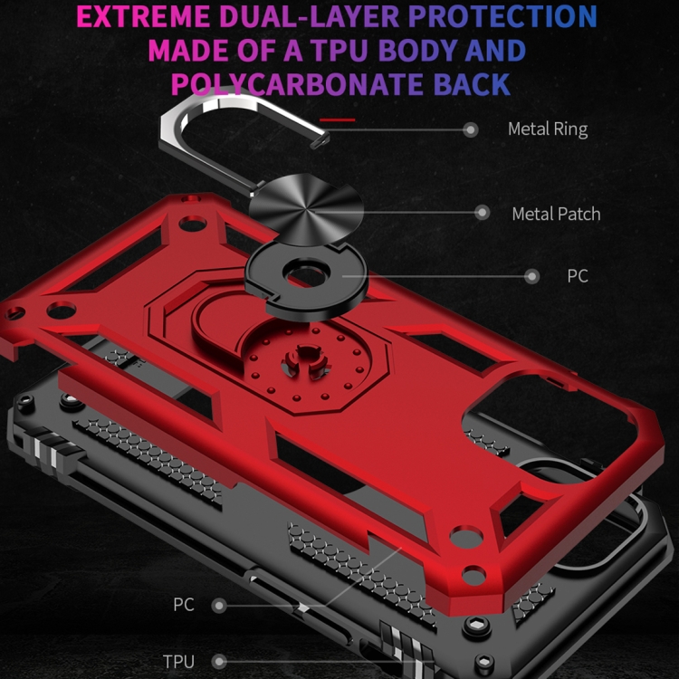 For iPhone 12 Pro Max Shockproof TPU + PC Protective Case with 360 Degree Rotating Holder(Blue) For iPhone 12 Pro Max Shockproof TPU + PC Protective Case with 360 Degree Rotating Holder(Blue)