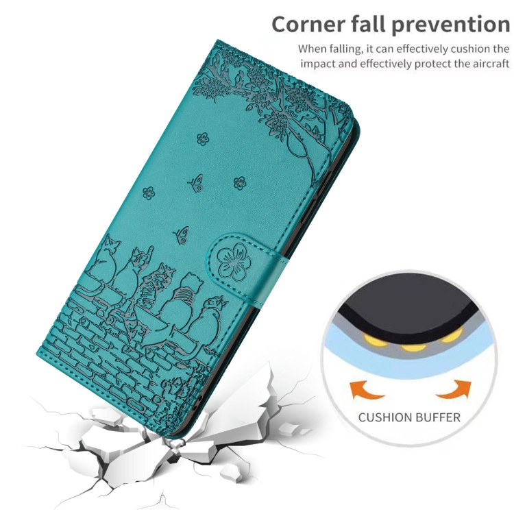 Para Xiaomi Redmi Note 13 5G Funda de teléfono de cuero con patrón de  relieve de