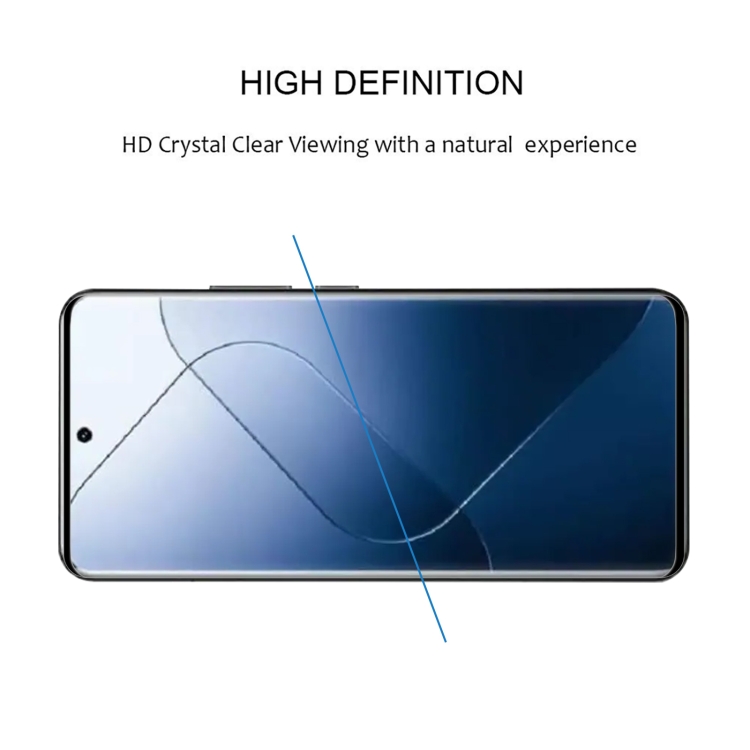 For Xiaomi 15 Pro 9H HD 3D Curved Edge Tempered Glass Film(Black)