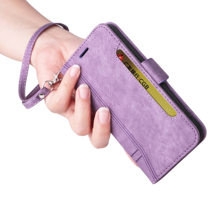 For iPhone 16 BETOPNICE Dual-side Buckle Leather Phone Case(Purple) For iPhone 16 BETOPNICE Dual-side Buckle Leather Phone Case(Purple)