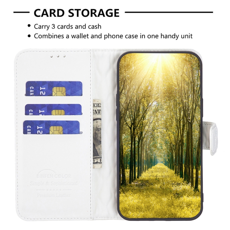 For iPhone 16 Plus Diamond Lattice Wallet Flip Leather Phone Case(White) For iPhone 16 Plus Diamond Lattice Wallet Flip Leather Phone Case(White)