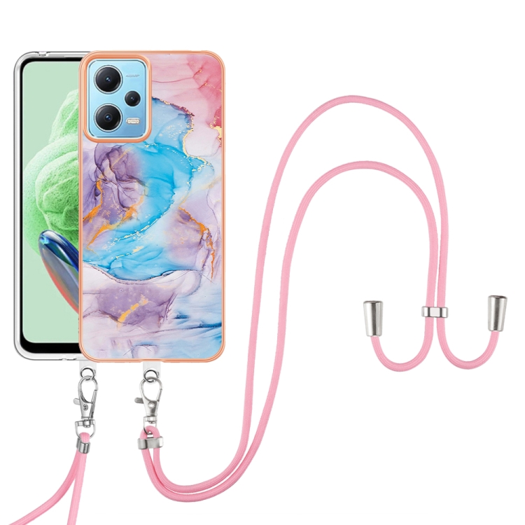 Para Xiaomi Redmi Note 12 5G Global/Poco X5 5G Galvanoplastia Mármol IMD  TPU Funda para