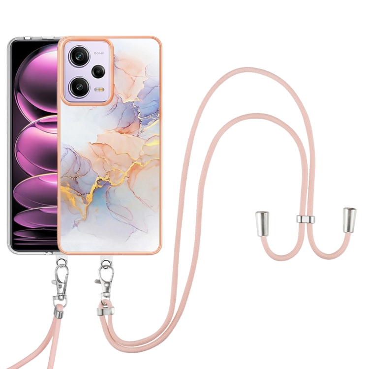 Para Xiaomi Redmi Note 12 5G Global/Poco X5 5G Galvanoplastia Mármol IMD  TPU Funda para