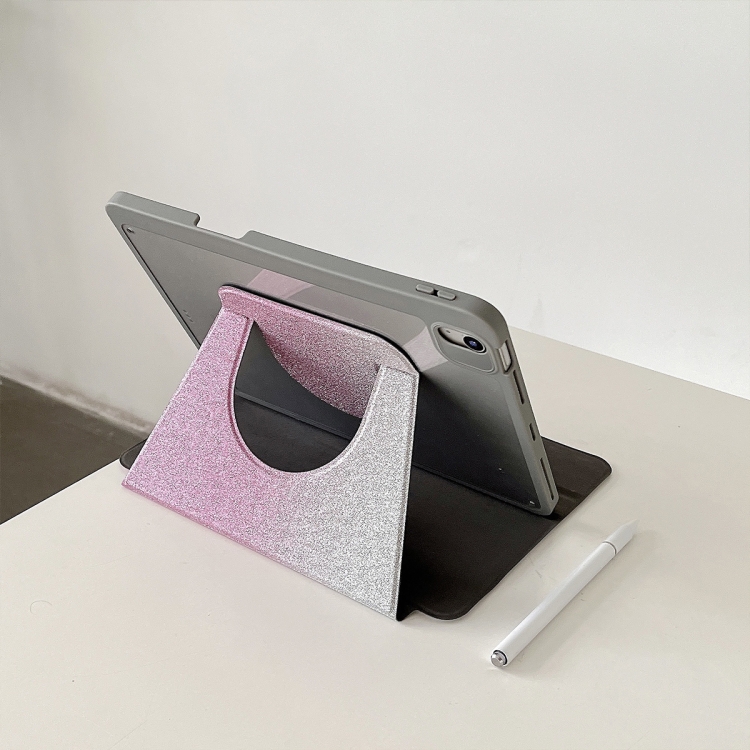 Pour iPad mini 6 étui magnétique en cuir fendu pour tablette (rose