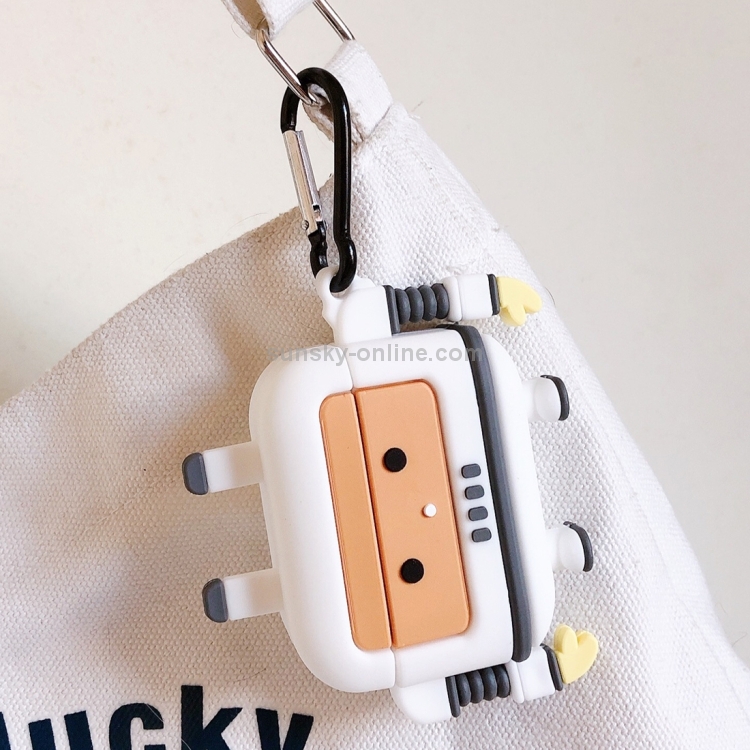 Robot Shape Earphone Protective Case For AirPods Pro
