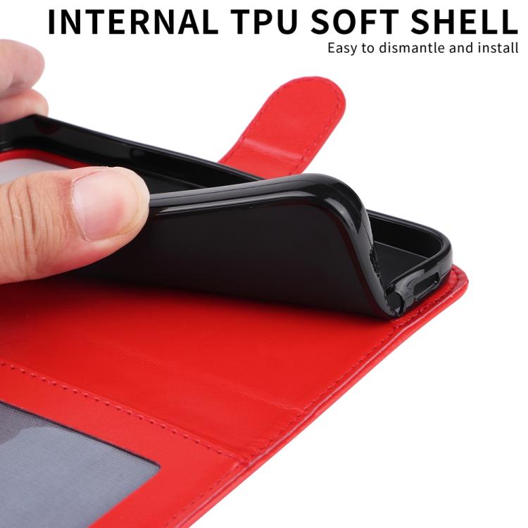 vivo X300用 エンボス加工ひまわりレザースマホケース（レッド）