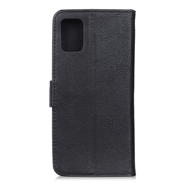 For OPPO Reno4 KHAZNEH Cowhide Texture Horizontal Flip Leather Case with Holder & Card Slots & Wallet(Black) - 2