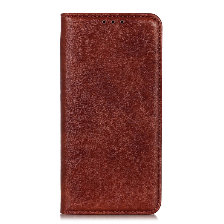 For Xiaomi Redmi 10X 5G Magnetic Crazy Horse Texture Horizontal Flip Leather Case with Holder & Card Slots & Wallet(Brown) - 1