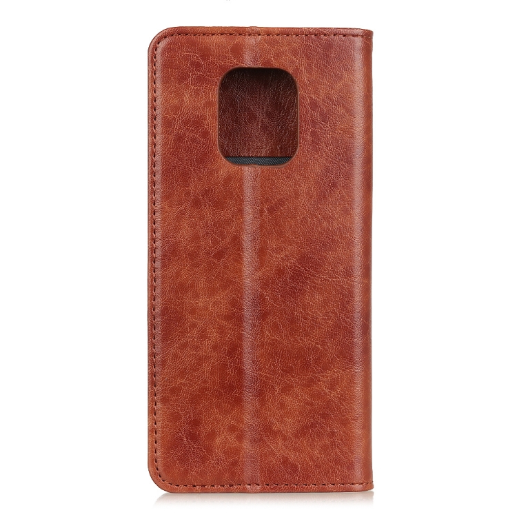 For Xiaomi Redmi 10X 5G Magnetic Crazy Horse Texture Horizontal Flip Leather Case with Holder & Card Slots & Wallet(Brown) - 2