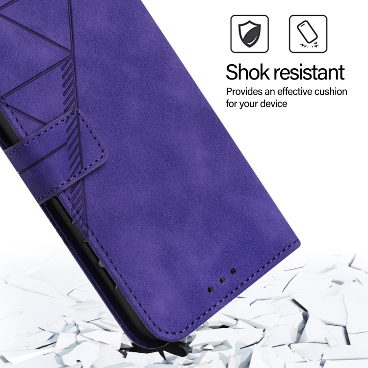 For iPhone 16 Pro Crossbody 3D Embossed Flip Leather Phone Case(Purple) For iPhone 16 Pro Crossbody 3D Embossed Flip Leather Phone Case(Purple)