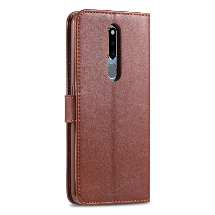 For OPPO F11 Pro AZNS Sheepskin Texture Horizontal Flip Leather Case with Holder & Card Slots & Wallet(Brown) - 2