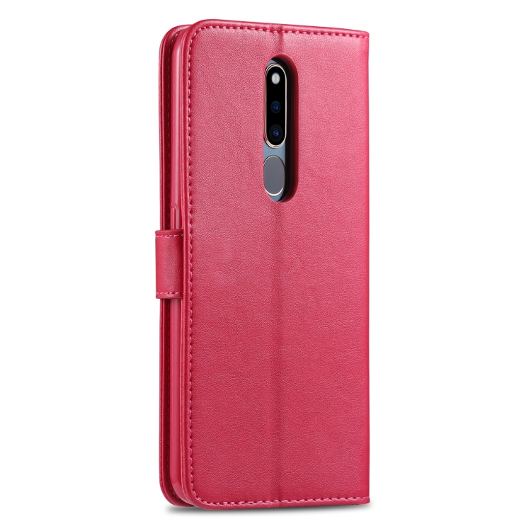 For OPPO F11 Pro AZNS Sheepskin Texture Horizontal Flip Leather Case with Holder & Card Slots & Wallet(Red) - 2