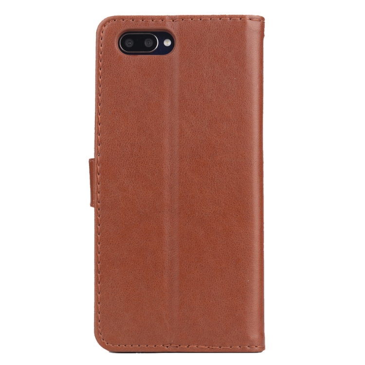 For OPPO K1 AZNS Sheepskin Texture Horizontal Flip Leather Case with Holder & Card Slots & Wallet(Brown) - 2