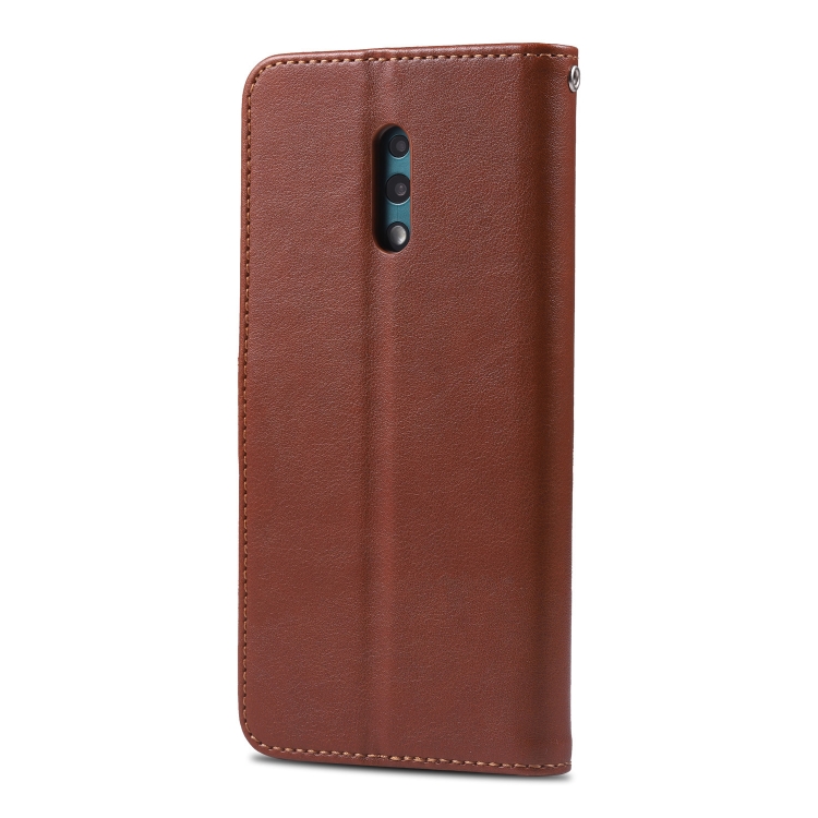 For OPPO K3 / Realme X AZNS Sheepskin Texture Horizontal Flip Leather Case with Holder & Card Slots & Wallet(Brown) - 2