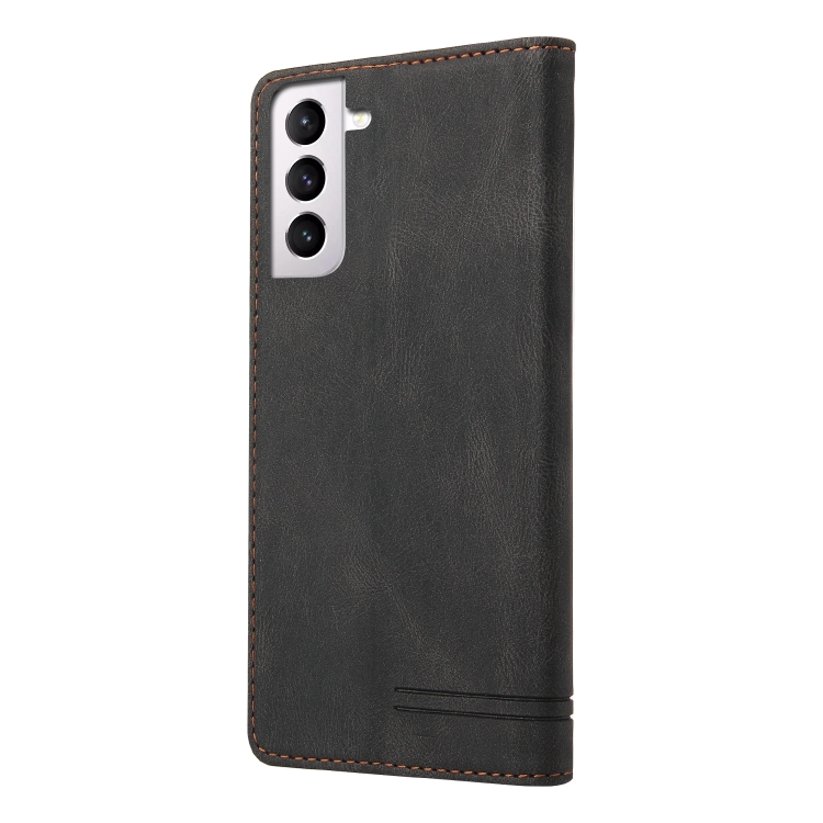 For Samsung Galaxy S22 5G Skin Feel Anti-theft Brush Horizontal Flip Leather Case with Holder(Black) For Samsung Galaxy S22 5G Skin Feel Anti-theft Brush Horizontal Flip Leather Case with Holder(Black)