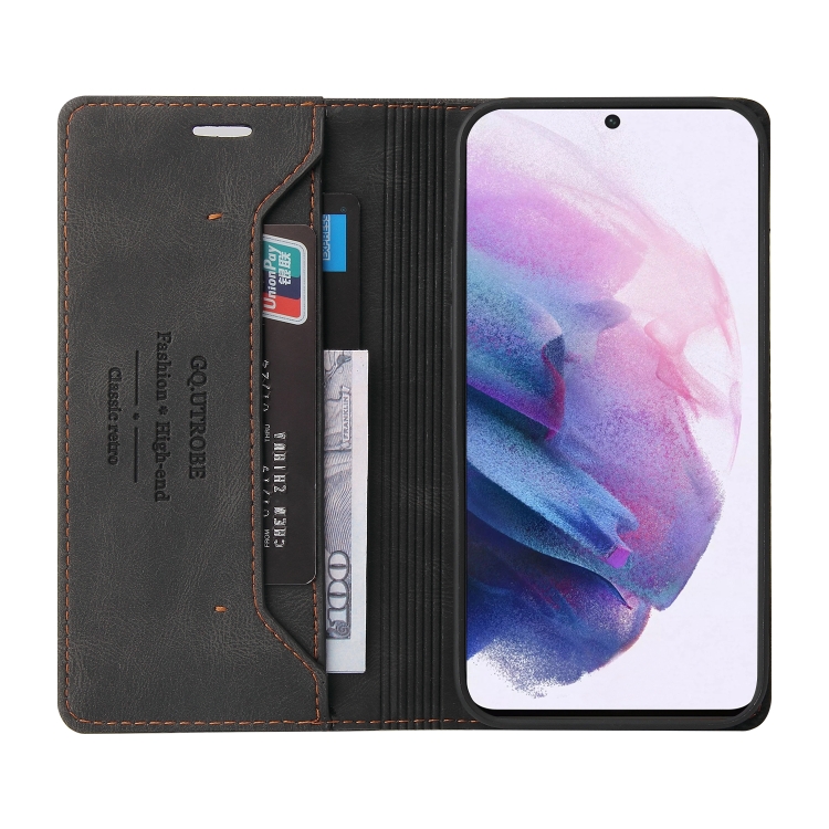 For Samsung Galaxy S22+ 5G Skin Feel Anti-theft Brush Horizontal Flip Leather Case with Holder(Black) For Samsung Galaxy S22+ 5G Skin Feel Anti-theft Brush Horizontal Flip Leather Case with Holder(Black)