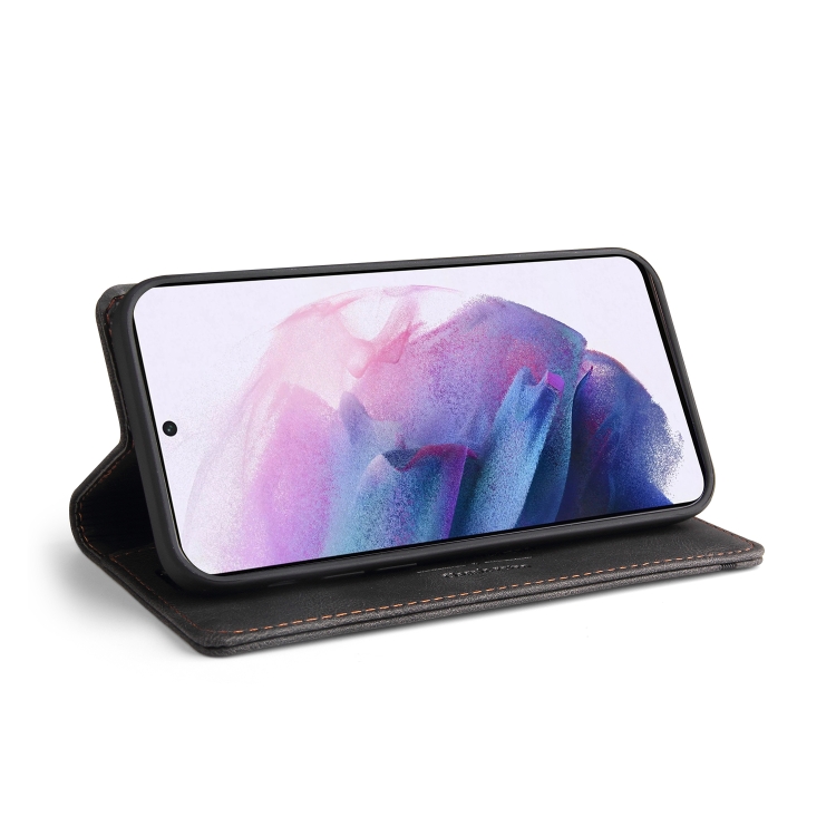 For Samsung Galaxy S22+ 5G Skin Feel Anti-theft Brush Horizontal Flip Leather Case with Holder(Black) For Samsung Galaxy S22+ 5G Skin Feel Anti-theft Brush Horizontal Flip Leather Case with Holder(Black)