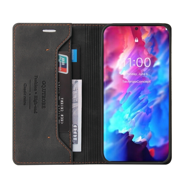 For Samsung Galaxy S23 Ultra 5G Skin Feel Anti-theft Brush Horizontal Flip Leather Case with Holder(Black) For Samsung Galaxy S23 Ultra 5G Skin Feel Anti-theft Brush Horizontal Flip Leather Case with Holder(Black)