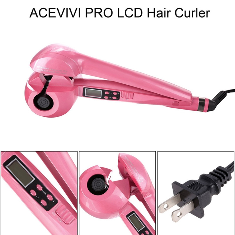 Fully Automatic Self-priming Curling Iron(Black) - 7