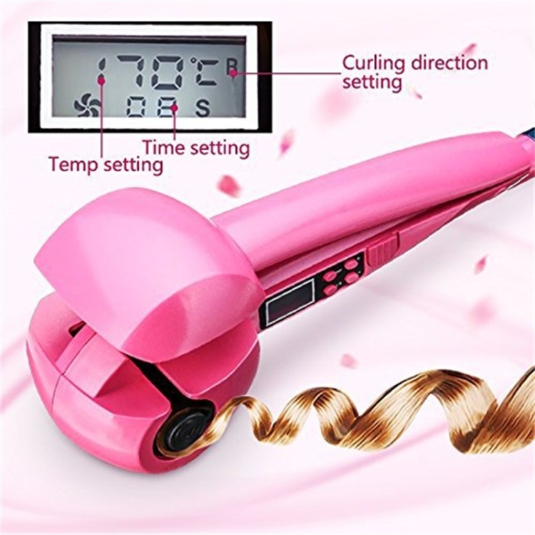 Fully Automatic Self-priming Curling Iron(Black) - 8