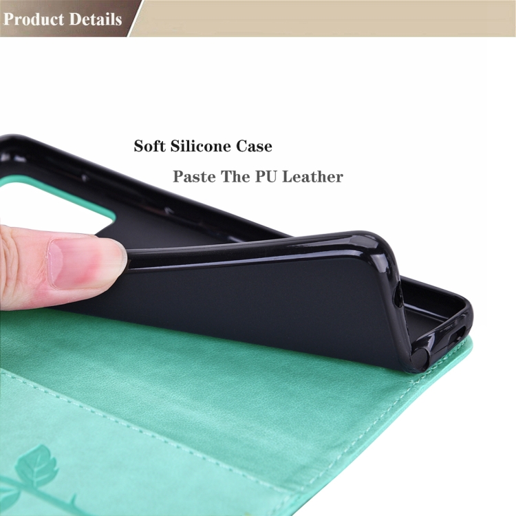 For Samsung Galaxy S24 Ultra Rose Embossed Flip PU Leather Phone Case(Green) For Samsung Galaxy S24 Ultra Rose Embossed Flip PU Leather Phone Case(Green)
