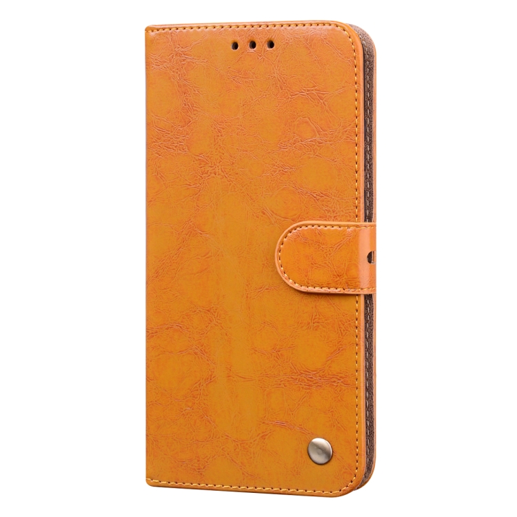 For Samsung Galaxy S23+ 5G Oil Wax Texture Leather Phone Case(Yellow) For Samsung Galaxy S23+ 5G Oil Wax Texture Leather Phone Case(Yellow)