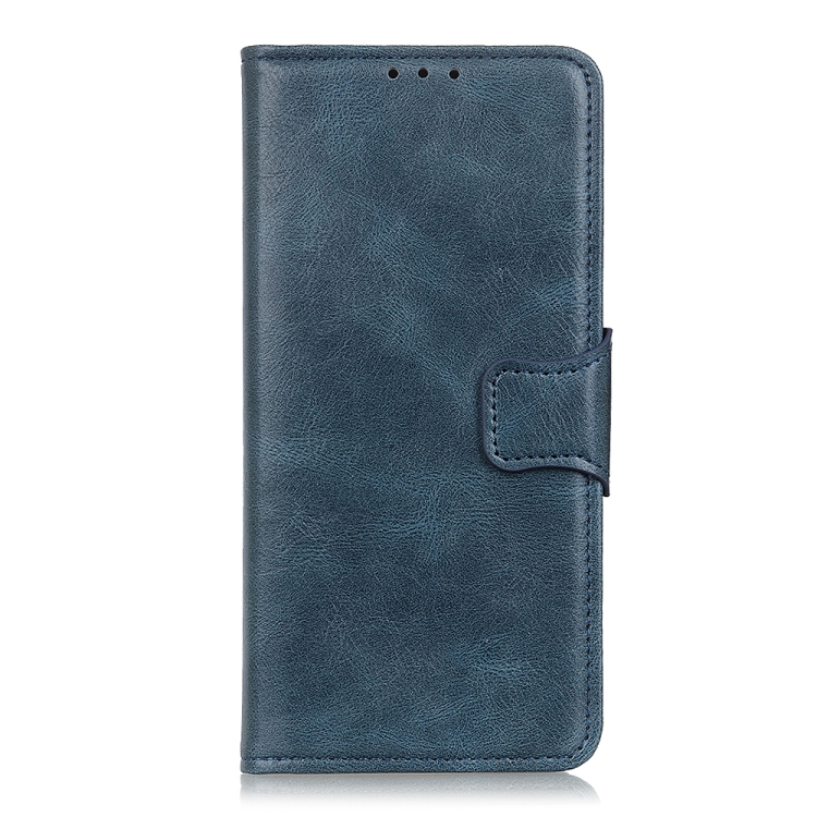 For OPPO Reno4 Pro Mirren Crazy Horse Texture Horizontal Flip Leather Case with Holder & Card Slots & Wallet(Blue) - 1