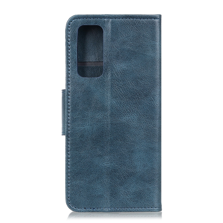 For OPPO Reno4 Pro Mirren Crazy Horse Texture Horizontal Flip Leather Case with Holder & Card Slots & Wallet(Blue) - 2