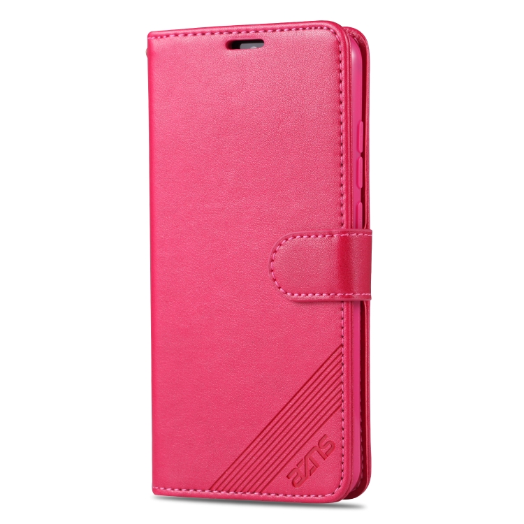 For Xiaomi Redmi Note 8 AZNS Sheepskin Texture Horizontal Flip Leather Case with Holder & Card Slots & Wallet(Red) - 1