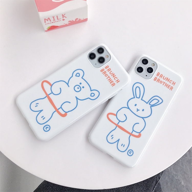For iPhone 11 Pro Animal Pattern Shockproof TPU Protective Case(Hoop Rabbit) For iPhone 11 Pro Animal Pattern Shockproof TPU Protective Case(Hoop Rabbit)
