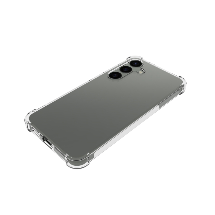 Para Samsung Galaxy S24 5G Funda para teléfono de TPU con engrosamiento antideslizante a prueba de golpes (transparente) - 4