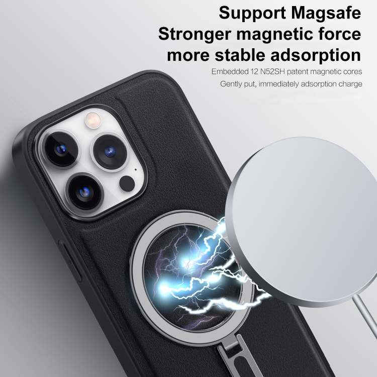 Pour iPhone 11 MagSafe Magnetic Holder Phone Case (Sierra Blue) - B3
