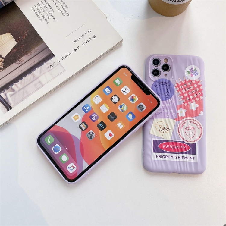 For iPhone 11 Cartoon Pattern Shockproof TPU Protective Case(Oil Painting Boy) For iPhone 11 Cartoon Pattern Shockproof TPU Protective Case(Oil Painting Boy)