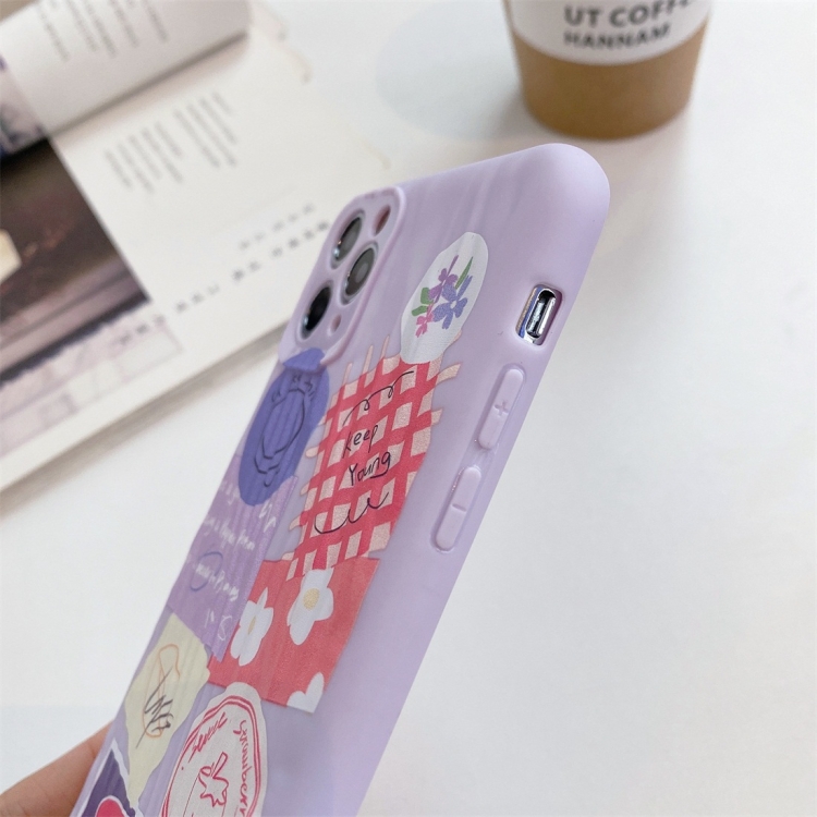 For iPhone 11 Cartoon Pattern Shockproof TPU Protective Case(Oil Painting Boy) For iPhone 11 Cartoon Pattern Shockproof TPU Protective Case(Oil Painting Boy)