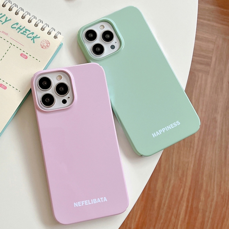 For iPhone 14 Plus Painted Pattern PC Phone Case(Blue) For iPhone 14 Plus Painted Pattern PC Phone Case(Blue)