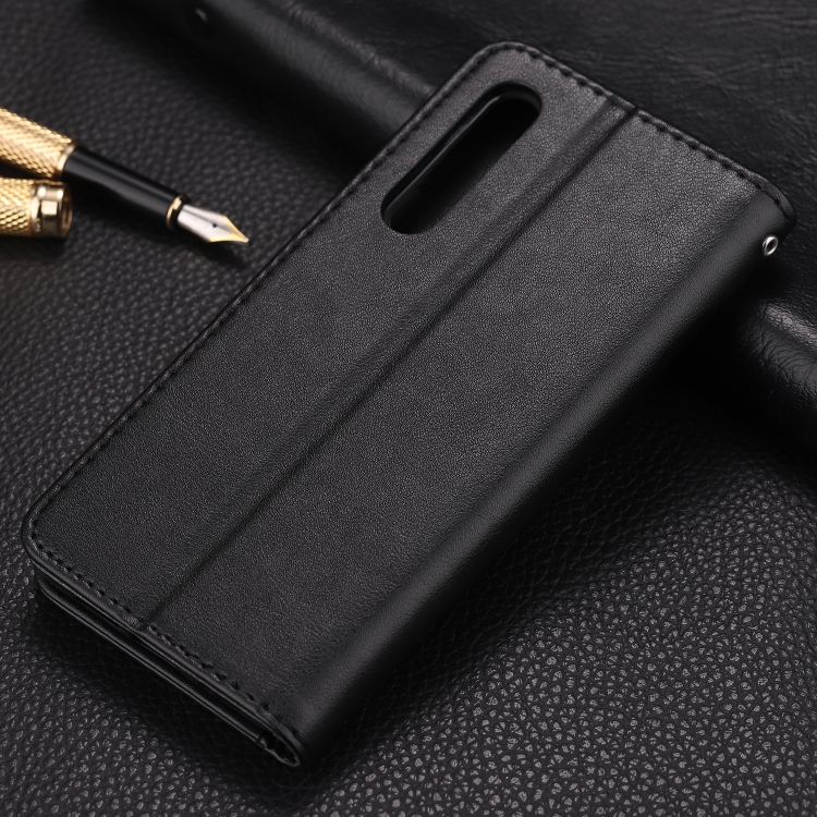 For Huawei P30 AZNS Sheepskin Texture Horizontal Flip Leather Case with Holder & Card Slots & Wallet(Black) - 2