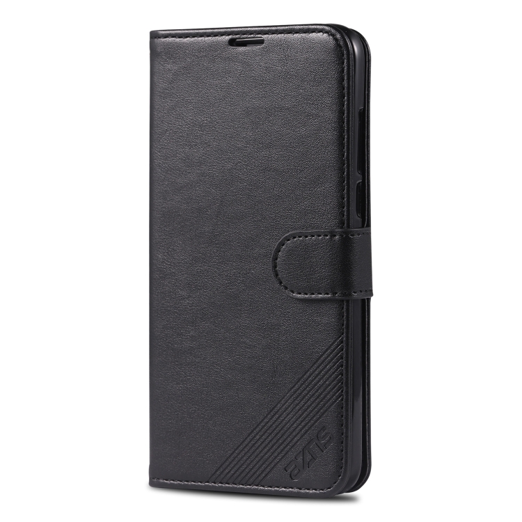 For Huawei P30 Lite / Nova 4E AZNS Sheepskin Texture Horizontal Flip Leather Case with Holder & Card Slots & Wallet(Black) - 1