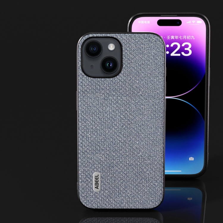 For iPhone 15 Plus ABEEL Diamond Black Edge Phone Case(Jewel Black) For iPhone 15 Plus ABEEL Diamond Black Edge Phone Case(Jewel Black)