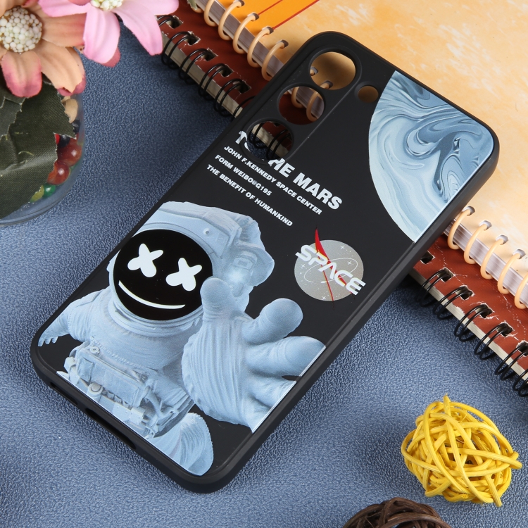 For Samsung Galaxy S20 FE 5G Martian Astronaut Pattern Shockproof Phone Case(Black) For Samsung Galaxy S20 FE 5G Martian Astronaut Pattern Shockproof Phone Case(Black)