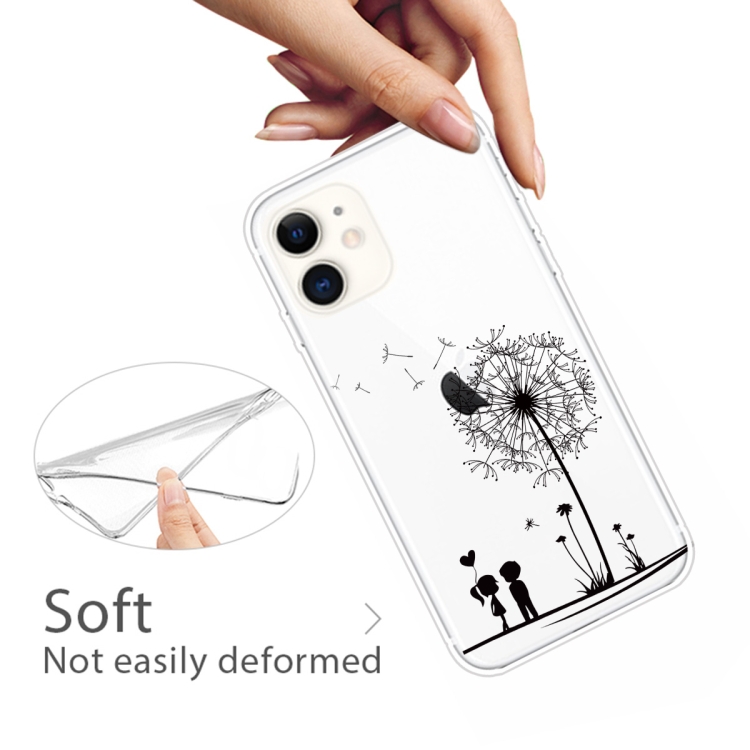For iPhone 11 Coloured Drawing Pattern Highly Transparent TPU Protective Case(Dandelion) - 3