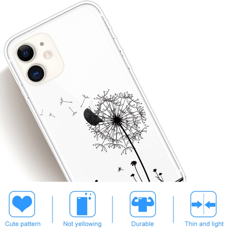 For iPhone 11 Coloured Drawing Pattern Highly Transparent TPU Protective Case(Dandelion) - 4